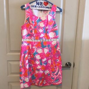 Lilly Pulitzer cut out shift dress size 8